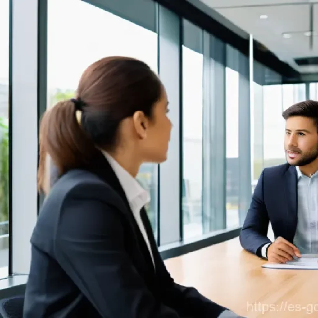 국가별 직장 문화와 차이점 - **Prompt: Cross-Cultural Communication in a Modern Office Meeting**
    A diverse group of five prof...